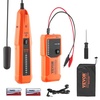 image:imageVEVOR Underground Cable Locator 3 FT Max Detection Depth Wire Tracer Break Detector Finder with Earphone 1000 FT MaxDetection Length Cable Tester for Pet Fence Buried Sprinkler Valve Irrigation