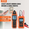 image:imageVEVOR Underground Cable Locator 8 Ft Max Detect Depth Cable Tester 12 to 600V NVC Wire Tracer Break Detector Finder 6561Ft Detect Length for Electrical Circuits Pipelines Dog Fence Buried Cables