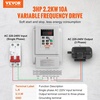 image:imageVEVOR VFD 10HP 75KW 34A 1 Phase 220V240V Input to 3 Phase 220V240V Output Variable Frequency Drive 0400Hz VFD for AC Motor Speed Control49x5x73