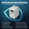 image:imageVEVOR VFD 10HP 75KW 34A 1 Phase 220V240V Input to 3 Phase 220V240V Output Variable Frequency Drive 0400Hz VFD for AC Motor Speed Control5x5x73