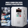 image:imageVEVOR VFD 10HP 75KW 34A 1 Phase 220V240V Input to 3 Phase 220V240V Output Variable Frequency Drive 0400Hz VFD for AC Motor Speed Control63x7x98