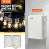 image:imageVEVOR WeatherResistant Junction Box Dimensions 1693x1299x709 inches Crafted from ABS Plastic with a Secure Hinged Lid and Stainless Steel Lock IP67 Rated for Ultimate Dust and Water Protect1181x 787x708