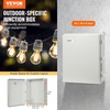 image:imageVEVOR WeatherResistant Junction Box Dimensions 1693x1299x709 inches Crafted from ABS Plastic with a Secure Hinged Lid and Stainless Steel Lock IP67 Rated for Ultimate Dust and Water Protect1378x984x590