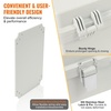 image:imageVEVOR WeatherResistant Junction Box Dimensions 1693x1299x709 inches Crafted from ABS Plastic with a Secure Hinged Lid and Stainless Steel Lock IP67 Rated for Ultimate Dust and Water Protect1181x 787x708