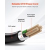 image:imageVEVOR Y Splitter Adapter Cord 50 Amp NEMA 1450 4 Prong 240V Splitter for RV and EV NEMA 1450P to Dual 1450R Outlets with Grip Handle Heavy Duty 6381 STW Wire Outdoor RV Power Extension Cord