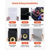 image:imageVEVOR inWall Speakers 8 in Wall Speaker System with Paintable Grille HiFi Sound 200W Peak 2Way Rectangular Speakers for Damp Humid Indoor Placement Bath Kitchen Covered Porches 1 Pair200W2