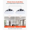 image:imageVEVOR inWall Speakers 8 in Wall Speaker System with Paintable Grille HiFi Sound 200W Peak 2Way Rectangular Speakers for Damp Humid Indoor Placement Bath Kitchen Covered Porches 1 Pair150W2