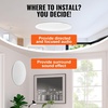 image:imageVEVOR inWall Speakers 8 in Wall Speaker System with Paintable Grille HiFi Sound 200W Peak 2Way Rectangular Speakers for Damp Humid Indoor Placement Bath Kitchen Covered Porches 1 Pair100W4