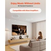 image:imageVEVOR inWall Speakers 8 in Wall Speaker System with Paintable Grille HiFi Sound 200W Peak 2Way Rectangular Speakers for Damp Humid Indoor Placement Bath Kitchen Covered Porches 1 Pair150W2