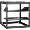 image:imageVEVOR 12U Server Rack Open Frame Network Rack for IT amp AV Gear Floor Standing or Wall Mountedwith 2PCS 1U Rack Shelves amp Mounting Hardware AV Rack for 19 NetworkingAudio and Video Device10U Server Rack