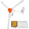 image:imageVEVOR 12V500W Wind Turbine Generator Kit with Anemometer 3Blade Wind Power Generator MPPT Controller amp Adjustable Windward Direction Suitable for Home RVs Boats Farm12V 800W 3Blade