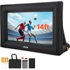 image:imageVEVOR 16FT Inflatable Projector Screen Inflatable Movie Screen Outdoor with 250W Air Blower Projector Screen Oxford Fabric Material Blow Up Screen for Outdoor Backyard Home Theater Theme PartyQCPJ14FTD