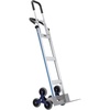 image:imageVEVOR 2 in 1 Aluminum Hand Truck 650 lbs Convertible Hand Truck with 6 Wheels amp Dual Handles Integrated Frame Multipurpose Stair Climber for Home Shopping Moving Warehouse598 x 203 x 181