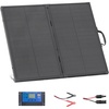 image:imageVEVOR 200W Foldable Solar Panel with Frame 23 HighEfficiency Portable Monocrystalline Solar Panel Charger with 30A PWM Controller amp MC4 Output IP67 Waterproof for Camping Hiking RV Trips100W