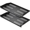 image:imageVEVOR 2PCS 1U Server Rack Shelf Universal Vented Rack Mount Cantilever Tray for 19 inch Network Equipment Rack amp Cabinet 10 Deep Rack Mount Shelf Weight Capacity 50 lbs Wall Mount Rack Shelf1U2PCS