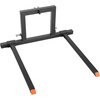 image:imageVEVOR 3 Point Hitch Pallet Forks 1500 lbs Clamp on Pallet Forks 50Inch Total Length HeavyDuty Tractor Fork with 28946 Inch Adjustable Fork Width Quick Hitch Attachments for Category 1 Tractors
