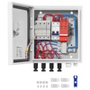 image:imageVEVOR 6 String PV Combiner Box Metal Solar Combiner Box with 15A Rated Current Fuse amp 125A Circuit Breaker for OnOff Grid Solar Panel System IP65Metal