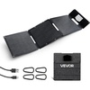 image:imageVEVOR 60W Foldable Solar Panel Charger 16BB NType Monocrystalline Solar Panel 24 Efficiency Lightweight Portable with MC4 Output TypeC USBA amp DC Ports for Power Stations Camping Hiking30W