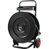 image:imageVEVOR Banding Strapping Cart for PETPPFiber Strapping Coils with 8 or 16 Core Size Heavy Duty Strapping Dispenser Equipped with AntiRetreat Pulleys Upgrade Brake System Spacious Tray8 or 16 Core