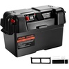 image:imageVEVOR Battery Box Group 2431 Trolling Motor Battery Box 12V24V Marine Batteries Case with PP Shell and Dual Straps Smart Batteries Case Suitable for Trolling Motor MarineRV amp Solar PanelBattery Boxfor Group 2427