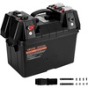 image:imageVEVOR Battery Box Group 2431 Trolling Motor Battery Box 12V24V Marine Batteries Case with PP Shell and Dual Straps Smart Batteries Case Suitable for Trolling Motor MarineRV amp Solar PanelBattery Boxfor Group 2431
