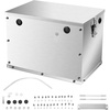 image:imageVEVOR Battery Box Group 2431 Trolling Motor Battery Box Marine Batteries Case with RubberGrommet Cable Holes Aluminum Alloy Shell Storage Case Easy Installation for OffRoad Racers TrucksAluminum Alloy Shell