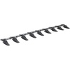 image:imageVEVOR Bucket Tooth Bar 46 in Heavy Duty 5 Teeth Tractor Bucket Bar for Loader Tractor Loader Skidsteer 4560 lbs Load Capacity Bolt On Teeth Bars for Buckets Protection Efficient amp Soil Excavation72in