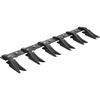 image:imageVEVOR Bucket Tooth Bar 46 in Heavy Duty 5 Teeth Tractor Bucket Bar for Loader Tractor Loader Skidsteer 4560 lbs Load Capacity Bolt On Teeth Bars for Buckets Protection Efficient amp Soil Excavation45in