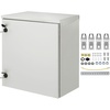 image:imageVEVOR Electrical Enclosure 24 x 24 x 12 NEMA 4 Outdoor Enclosure IP65 Waterproof amp Dustproof ColdRolled Carbon Steel Hinged Junction Box for Outdoor Indoor Use with Rain Hood24 x 24 x 12