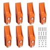 image:imageVEVOR Excavator Bucket Teeth with Pins 10 Pack 579 in Bucket Tooth Set Compatible with 23 amp 230 Series Excavators Heavy Duty Bolt on Digging Buckets Teeth for Skid Steer amp Mini Excavators7 pack