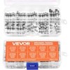 image:imageVEVOR FastBlow Glass Fuses Assortment Kit 120 Pcs 125 Volt 5 x 20 mm 1A 2A 3A 4A 5A 8A 10A 36 x 10 mm 25A 3A 5A Tube Fuses Suitable for Electrical Boxes LED Strips Electronics Appliances