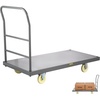 image:imageVEVOR Foldable Push Cart Dolly 660 lbs Capacity Folding Platform Truck with Swivel Wheels Moving Platform Hand Truck Flatbed Cart Space Saving Push Handle for Easy Storage 352 x 234 x 335 in47 x 24 x 32 in