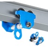 image:imageVEVOR Manual Trolley 4400 lbs2 Ton Load Capacity Push Beam Trolley with Dual Wheels Adjustable for IBeam Flange Width 24 to 7 Heavy Duty Carbon Steel Garage Hoist for Straight amp Curved I Beam