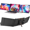 image:imageVEVOR Portable Laptop Screen Extender 14 FHD 1080P IPS Dual Extended Monitor for 1317 Laptop Swivel Portable Monitor USBCUSBAMini HDMI Port Compatible with MacWinsAndroidSwitchPS514 Triple Screen Extender