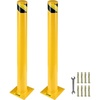 image:imageVEVOR Safety Bollard 36 Inch Height Bollard Post 55 Inch Diameter Steel Pipe Safety Bollard Post Yellow Steel Bollard Steel Safety Bollard with 8 Anchor Bolts Perfect for TrafficSensitive Area48Hx55D
