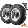 image:imageVEVOR Shipping Container Wheels 8Lug Wheels Kit Heavy Duty Shipping Container Accessories with Ratchet Tie DownMoves 20 ft  40 ft Secure Transport for Dock Warehouse Construction Site Black