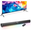 image:imageVEVOR Sound Bar for Smart TV 21 Channel 35Inch Compact Soundbar TV Speakers with Builtin Subwoofer for Projector Bluetooth AUX Connection Easy Setup 120W Surround Sound System for Home Audio32IN Compact