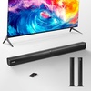 image:imageVEVOR Sound Bar for Smart TV 21 Channel 35Inch Compact Soundbar TV Speakers with Builtin Subwoofer for Projector Bluetooth AUX Connection Easy Setup 120W Surround Sound System for Home Audio32IN Detachable