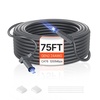 image:imageVEVOR Starlink Gen 2 Cable 75 FT 24 AWG Copper Core Durable Extension Cable for Standard Generation 2 Compatible with Starlink Rectangular Satellite V2 Flexible Wiring for RV Backyard or Camping
