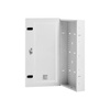 image:imageVEVOR Structured Media Enclosure 17Inch Recessed inWall Media Box with Cover WallMount Cable Management Box Kit Structured Wiring MultiMedia Cabinet ColdRolled Steel for TV Home TheaterWhiteEnclosure  Vented Door
