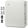 image:imageVEVOR WeatherResistant Junction Box Dimensions 1693x1299x709 inches Crafted from ABS Plastic with a Secure Hinged Lid and Stainless Steel Lock IP67 Rated for Ultimate Dust and Water Protect2087x1692x787