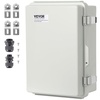image:imageVEVOR WeatherResistant Junction Box Dimensions 1693x1299x709 inches Crafted from ABS Plastic with a Secure Hinged Lid and Stainless Steel Lock IP67 Rated for Ultimate Dust and Water Protect1181x 787x708