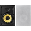 image:imageVEVOR inWall Speakers 8 in Wall Speaker System with Paintable Grille HiFi Sound 200W Peak 2Way Rectangular Speakers for Damp Humid Indoor Placement Bath Kitchen Covered Porches 1 Pair200W2