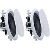 image:imageVEVOR inWall Speakers 8 in Wall Speaker System with Paintable Grille HiFi Sound 200W Peak 2Way Rectangular Speakers for Damp Humid Indoor Placement Bath Kitchen Covered Porches 1 Pair150W2