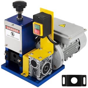 image:imageHappybuy Automatic Electric Wire Stripping Machine 005098Portable Dark Blue Wire Stripper Wire Stripping Machine Tool for Scrap Copper Recycling Dark Blue