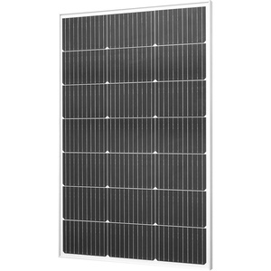 image:imageVEVOR 100W Monocrystalline Solar Panel 23 HighEfficiency Mono PV Module with Stable MC4 Output amp Aluminum Frame IP65 Waterproof Solar Panel for Car Boat RV Flat Rooftop OffGrid Applications100W