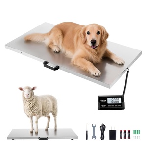 image:imageVEVOR 1100Lbs x 02Lbs Digital Livestock Scale Large Pet Vet Scale Stainless Steel Platform Electronic Postal Shipping Scale Heavy Duty Large Dog Hog Sheep Goat Pig Sheep Scal660Lbs