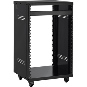 image:imageVEVOR 12U AV Rack Stand with Caster Wheels Component Rack Cabinet Recording Studio Racks Removable Side Panels Universal Network Server Case Special Vents for 19 Audio Video Rack Mounting16U
