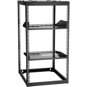 image:imageVEVOR 12U Server Rack Open Frame Network Rack for IT amp AV Gear Floor Standing or Wall Mountedwith 2PCS 1U Rack Shelves amp Mounting Hardware AV Rack for 19 NetworkingAudio and Video Device20U Server Rack