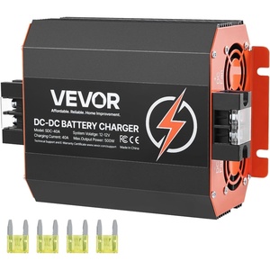 image:imageVEVOR 12V 60A DC to DC Battery Charger 750W OnBoard Battery Charger for LeadAcid Lithium AGM Gel and Flooded Batteries Smart MultiStage Charging for RVs Commercial Vehicles Boats Yachts12V 40A